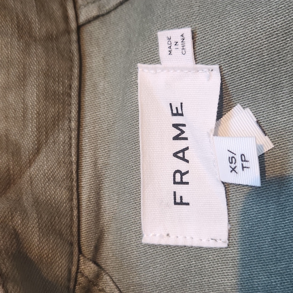 Frame Army Green Minidress - Picture 4 of 5